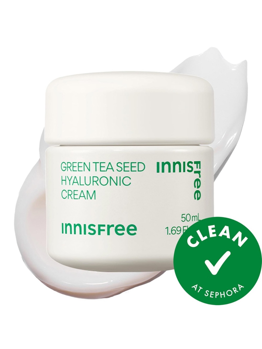 Green Tea Hyaluronic Acid Korean Hydrating Moisturizer for Skin Barrier Repair